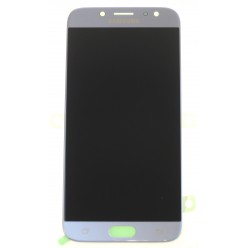 Samsung Galaxy J7 J730 (2017) LCD kijelző + érintő ezüst - eredeti