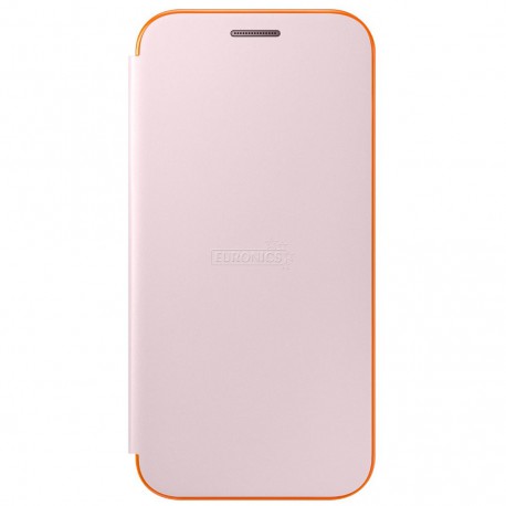 Samsung Galaxy A3 (2017) A320F Neon flip cover pink - original