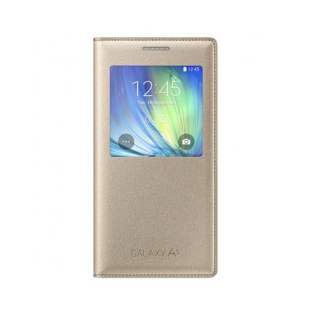 Samsung Galaxy A5 A500F S view puzdro zlatá - originál