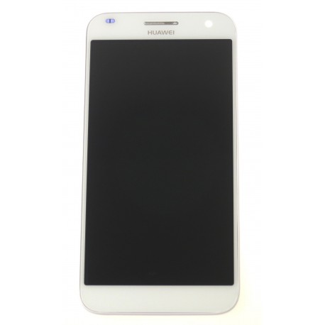 Huawei Ascend G7 (G760-L01) LCD displej + dotyková plocha + rám biela