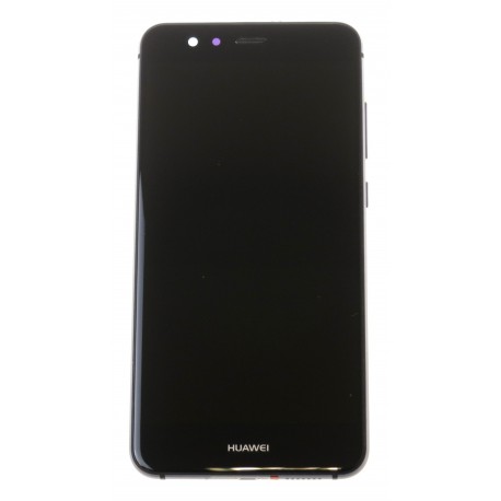 Huawei P10 Lite LCD displej + dotyková plocha + rám + malé diely čierna - originál