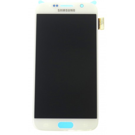 Samsung Galaxy S6 G920F LCD displej + dotyková plocha bílá - originál