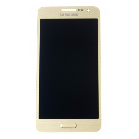 Samsung Galaxy A3 A300F LCD displej + dotyková plocha zlatá - originál
