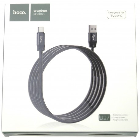 hoco. U27 charging cable type-c black
