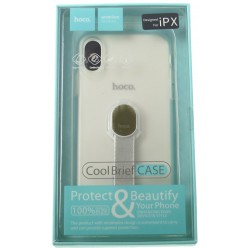 hoco. Apple iPhone X Transparent Abdeckung mit magnetischem finger Halter transparent