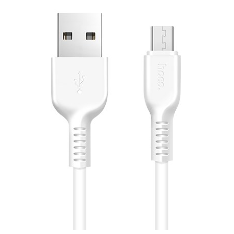 hoco. X20 charging cable microUSB 3m white