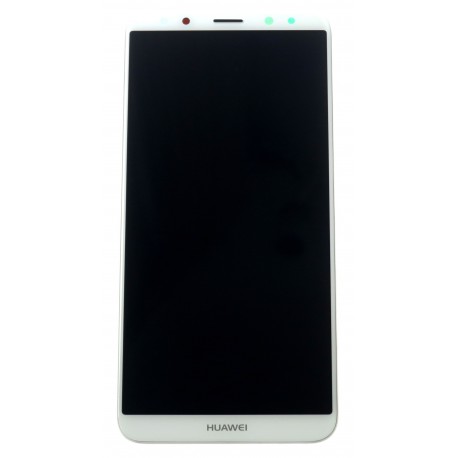 Huawei Mate 10 Lite LCD displej + dotyková plocha + rám + malé díly bílá - originál