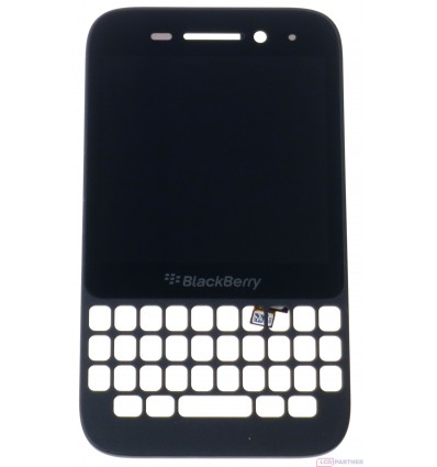 Blackberry Q5 LCD displej + dotyková plocha + rám černá