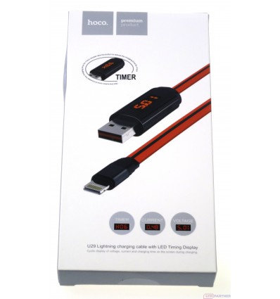 hoco. U29 charging cable lightning red