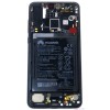 Huawei P20 Pro LCD + touch screen + Rahmen + Kleinteile schwarz - original