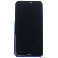Huawei P20 Lite LCD displej + dotyková plocha + rám + malé diely modrá - originál