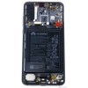Huawei P20 Pro LCD + érintőképernyő + keret + kis alkatrészek kék - eredeti