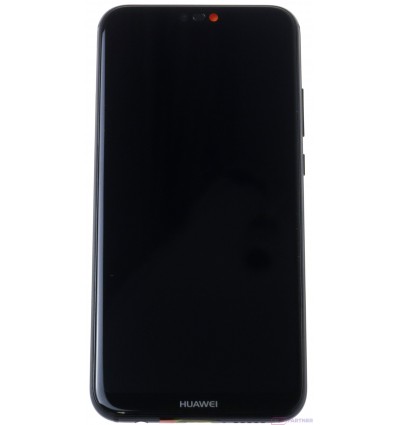 Huawei P20 Lite LCD displej + dotyková plocha + rám + malé diely čierna - originál