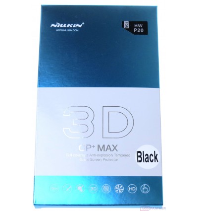 Huawei P20 Nillkin Temperované Sklo 3D CP Plus MAX čierna