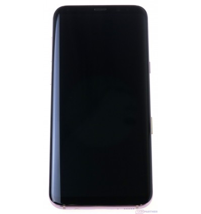 Samsung Galaxy S8 Plus G955F LCD displej + dotyková plocha + rám růžová - originál