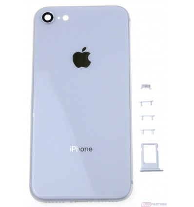 Apple iPhone 8 Kryt zadný + rám stredový biela