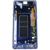 Samsung Galaxy Note 9 N960F LCD kijelző + érintő +keret kék - eredeti