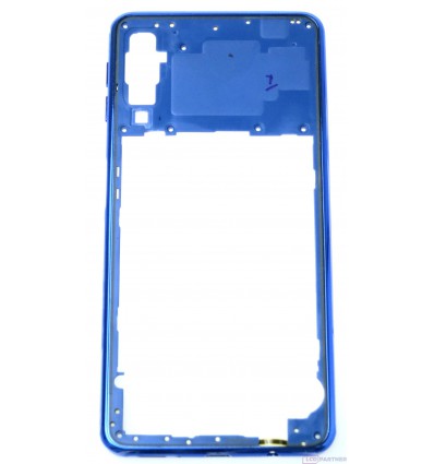 Samsung Galaxy A7 A750F Rám středový modrá - originál