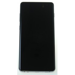 Samsung Galaxy S10 Plus G975F LCD + touch screen + front panel white - original