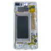 Samsung Galaxy S10 Plus G975F LCD displej + dotyková plocha + rám bílá - originál