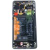 Huawei P30 Pro (VOG-L09) LCD + érintőképernyő + keret + kis alkatrészek fekete - eredeti
