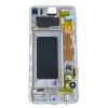 Samsung Galaxy S10 G973F LCD displej + dotyková plocha + rám bílá - originál