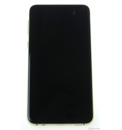 Samsung Galaxy S10e G970F LCD displej + dotyková plocha + rám žlutá - originál