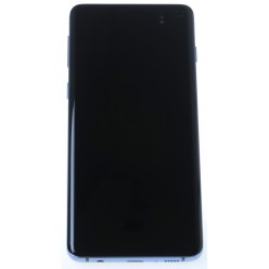 Samsung Galaxy S10 G973F LCD + touch screen + front panel blue - original