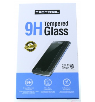 tactical Xiaomi Mi 9 Tempered glass black