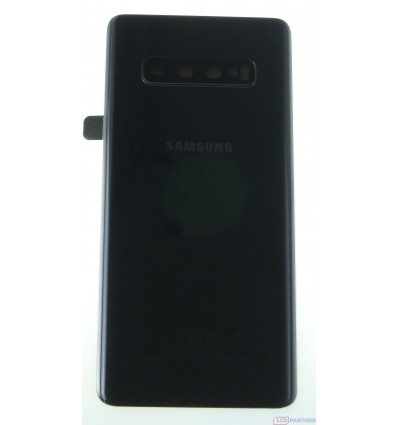 Samsung Galaxy S10 Plus G975F Akkumulátor fedél fekete - eredeti