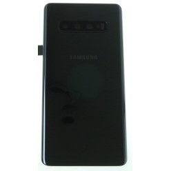 Samsung Galaxy S10 Plus G975F Akkumulátor fedél ceramic fekete - eredeti