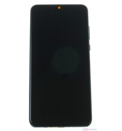 Huawei P30 Lite (MAR-LX1A) LCD displej + dotyková plocha + rám + malé díly černá - originál
