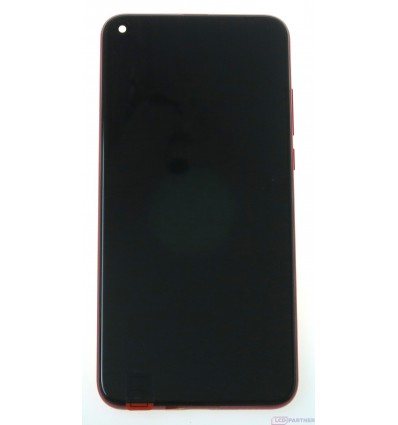 Huawei Honor View 20 LCD displej + dotyková plocha + rám + malé díly červená - originál