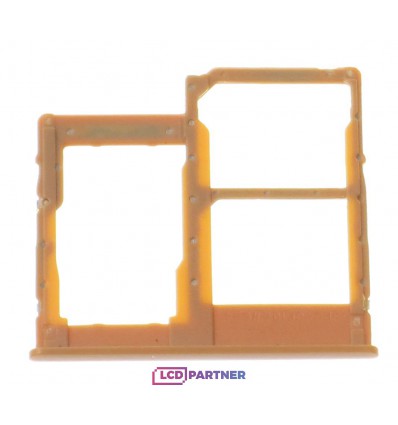 Samsung Galaxy A40 SM-A405FN Sim és microSD tartó rózsaszín