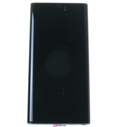 Samsung Galaxy Note 10 N970F LCD displej + dotyková plocha + rám strieborná - originál