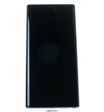 Samsung Galaxy Note 10 Plus N975F LCD displej + dotyková plocha + rám stříbrná - originál