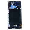 Samsung Galaxy A70 SM-A705FN LCD kijelző + érintő +keret fekete - eredeti