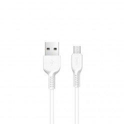 hoco. X13 charging cable microUSB 1m white