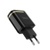 hoco. C39A dual USB charger black