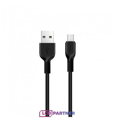 hoco. X20 microUSB töltőkábel 2m fekete