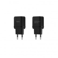 hoco. C22A USB charger black