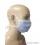 Textile protective mask with textile cord