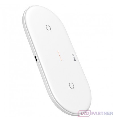 hoco. CW23 wireless charger 2 in 1 white