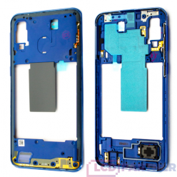 Samsung Galaxy A40 SM-A405FN Rám stredový modrá - originál