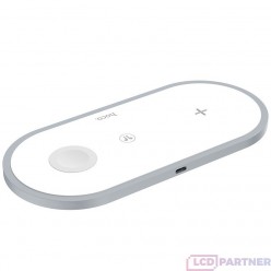 hoco. CW24 wireless charger 3 in 1 white