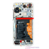 Huawei P40 (ANA-LX4, ANA-LNX9) LCD + touch screen + Rahmen + Kleinteile weiss - original