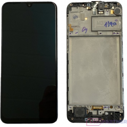 Samsung Galaxy M21 SM-M215F LCD + touch screen + front panel schwarz - original