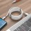 hoco. U91 magnetic adsorption Type-C charging cable white