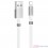 hoco. U91 magnetic adsorption lightning charging cable white