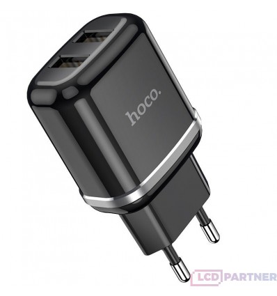 hoco. N4 dual USB charger black